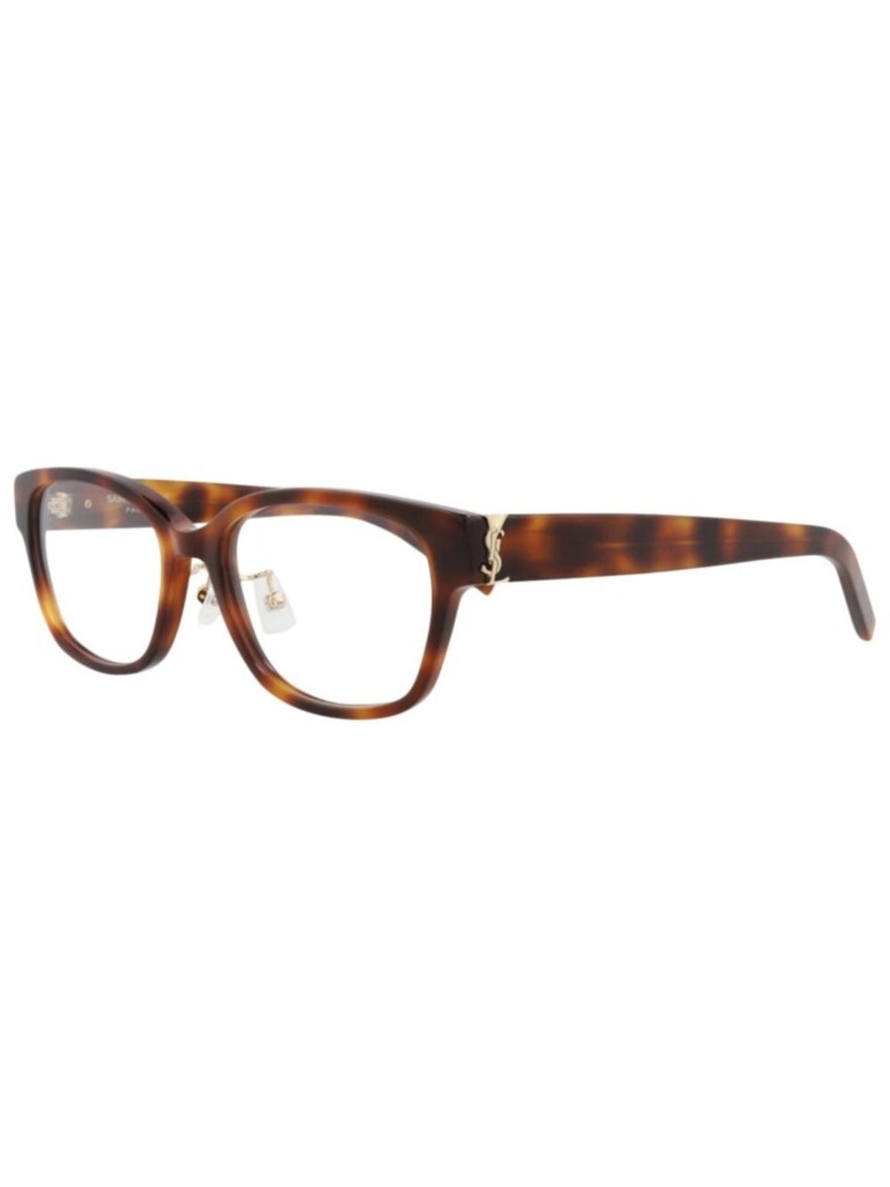 New Saint Laurent Women's Eyeglasses Square Rectangle Recycled Acetate Frame